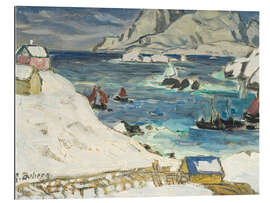 Galleriprint Fleeing the storm, study from Northern Norway - Anna Katarina Boberg