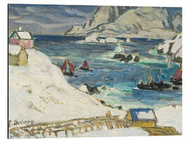 Magnettafel Flucht vor dem Sturm, Studie aus Nordnorwegen