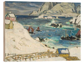 Trebilde Fleeing the storm, study from Northern Norway - Anna Katarina Boberg
