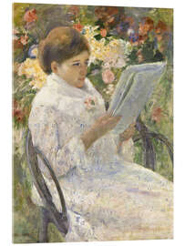 Acrylglasbild Auf einem Balkon - Mary Stevenson Cassatt