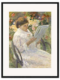 Gerahmter Kunstdruck Auf einem Balkon