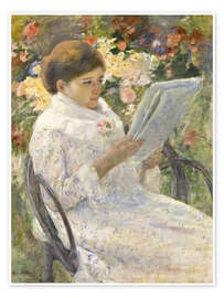 Póster On a balcony - Mary Stevenson Cassatt