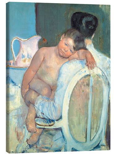 Lienzo Seated woman with child in her arms