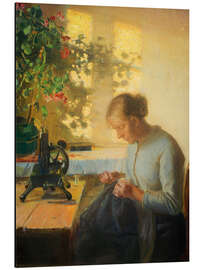 Alubild Nähende Fischerstochter, 1899