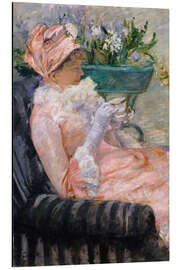 Tableau en aluminium The cup of tea - Mary Stevenson Cassatt