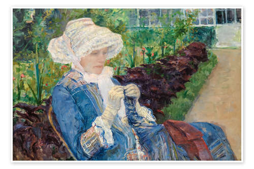 Poster Lydia is crocheting in Marly's garden