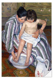 Wandsticker Das Kinderbad, 1893