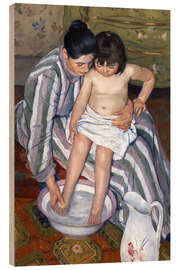 Holzbild Das Kinderbad, 1893