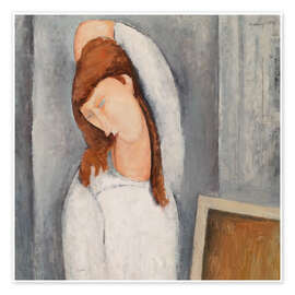 Poster Jeanne Hébuterne, 1919 - Amedeo Modigliani