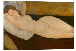 Acrylglasbild Liegender Akt - Amedeo Modigliani