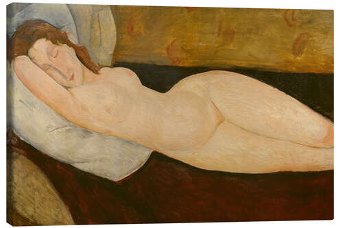 Canvas print Reclining Nude