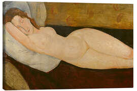 Canvas print Reclining Nude - Amedeo Modigliani