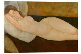 Hartschaumbild Liegender Akt