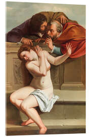 Acrylic print Susanna and the Elders - Artemisia Gentileschi