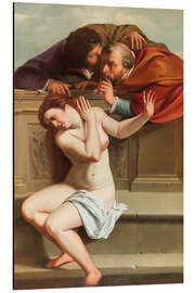 Cuadro de aluminio Susanna and the Elders - Artemisia Gentileschi
