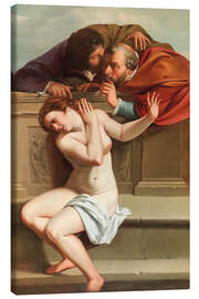 Canvas print Susanna and the Elders - Artemisia Gentileschi