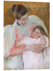 Acrylglasbild Amme und Kind - Mary Stevenson Cassatt