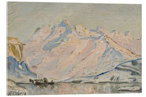 Acrylglasbild Die Sonne über den Lofoten, 1920