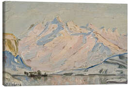 Obraz na płótnie The sun over the Lofoten Islands, 1920 - Anna Katarina Boberg
