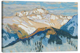 Obraz na płótnie Mountains, Study from Switzerland - Anna Katarina Boberg