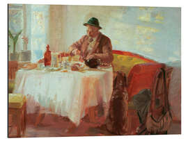 Alubild Frühstück vor der Jagd