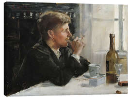 Canvas print Seated Man at the Table, 1886 - Elin Danielson-Gambogi