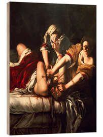 Wood print Judith and Holofernes, 1620 - Artemisia Gentileschi
