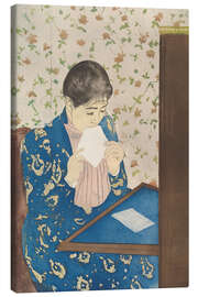 Canvas print The Letter, 1890 - Mary Stevenson Cassatt