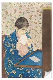 Wandsticker Der Brief, 1890