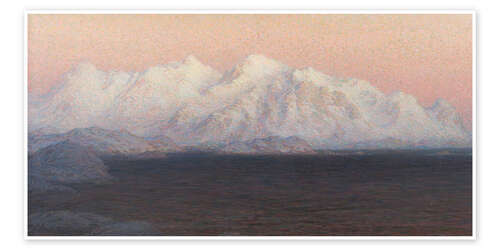 Plakat Mountains, study from Northern Norway