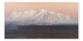Billede Mountains, study from Northern Norway - Anna Katarina Boberg