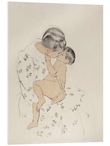 Acrylglasbild Mutterkuss, 1891