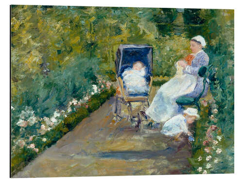 Aluminium print Children in the Garden, 1878