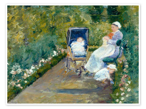 Juliste Children in the Garden, 1878
