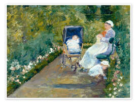 Taulu Children in the Garden, 1878 - Mary Stevenson Cassatt