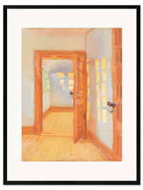 Gerahmter Kunstdruck Interieur, Brøndums Nebengebäude