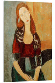 Magnettafel Jeanne Hébuterne sitzend, 1918