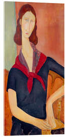 Acrylic print Portrait of Jeanne Hébuterne, 1919 - Amedeo Modigliani