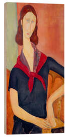 Holzbild Bildnis Jeanne Hébuterne, 1919