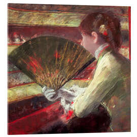 Acrylglasbild In der Loge, 1879 - Mary Stevenson Cassatt