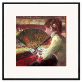 Gerahmter Kunstdruck In der Loge, 1879