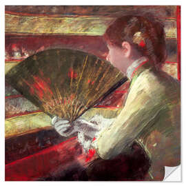 Wandsticker In der Loge, 1879