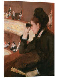 Acrylglasbild In der Loge, 1878 - Mary Stevenson Cassatt