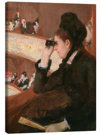 Canvas print In the Lodge, 1878 - Mary Stevenson Cassatt