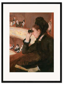 Gerahmter Kunstdruck In der Loge, 1878