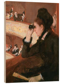 Holzbild In der Loge, 1878