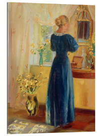 Gallery Print Frau vor dem Spiegel