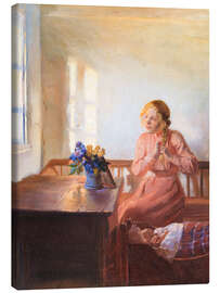 Tableau sur toile A Young Girl Plaiting her Hair, 1901