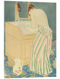 Acrylglasbild Frau beim Bad, 1891