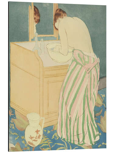 Aluminium print Woman bathing, 1891